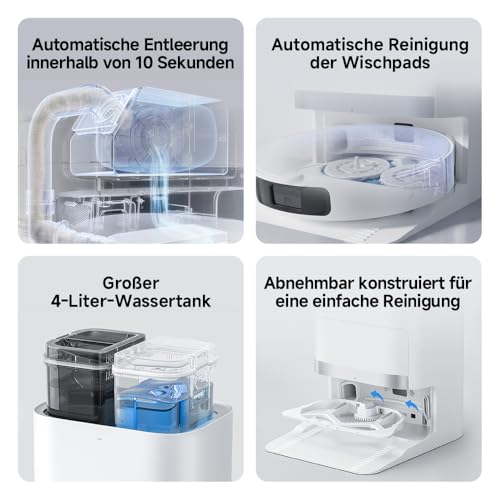 Xiaomi Robot Vacuum X20+ – Saug- & Wischroboter mit Absaugstation, 6000 Pa