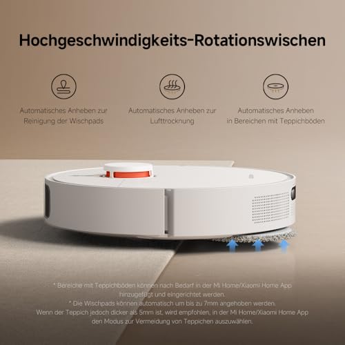 Xiaomi Robot Vacuum X20+ – Saug- & Wischroboter mit Absaugstation, 6000 Pa