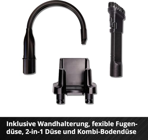 Einhell TE-SV 18 Li-Solo Akku-Stielstaubsauger – Beutellos, 18 V, 2-in-1, BOOST-Mode