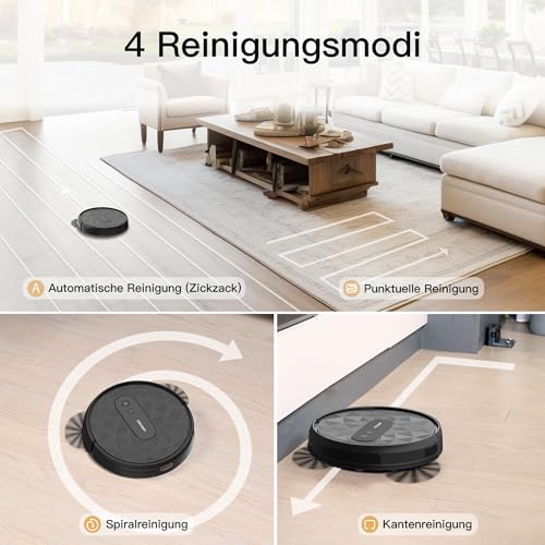 AIRROBO P20 Saugroboter – 2800 Pa, WLAN, Automatisches Aufladen, 120 Min Laufzeit