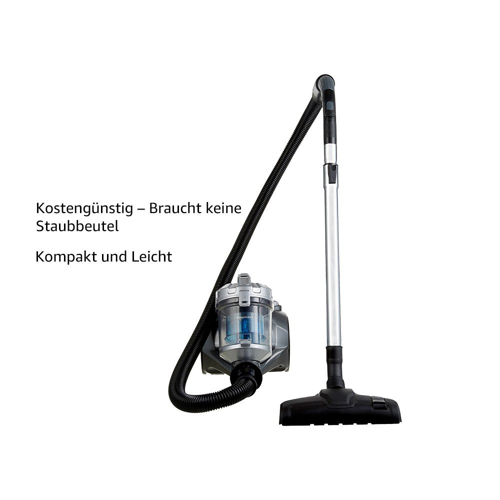 Zyklon-Staubsauger, beutellos, 700 W, HEPA-Filter, kompakt & leicht