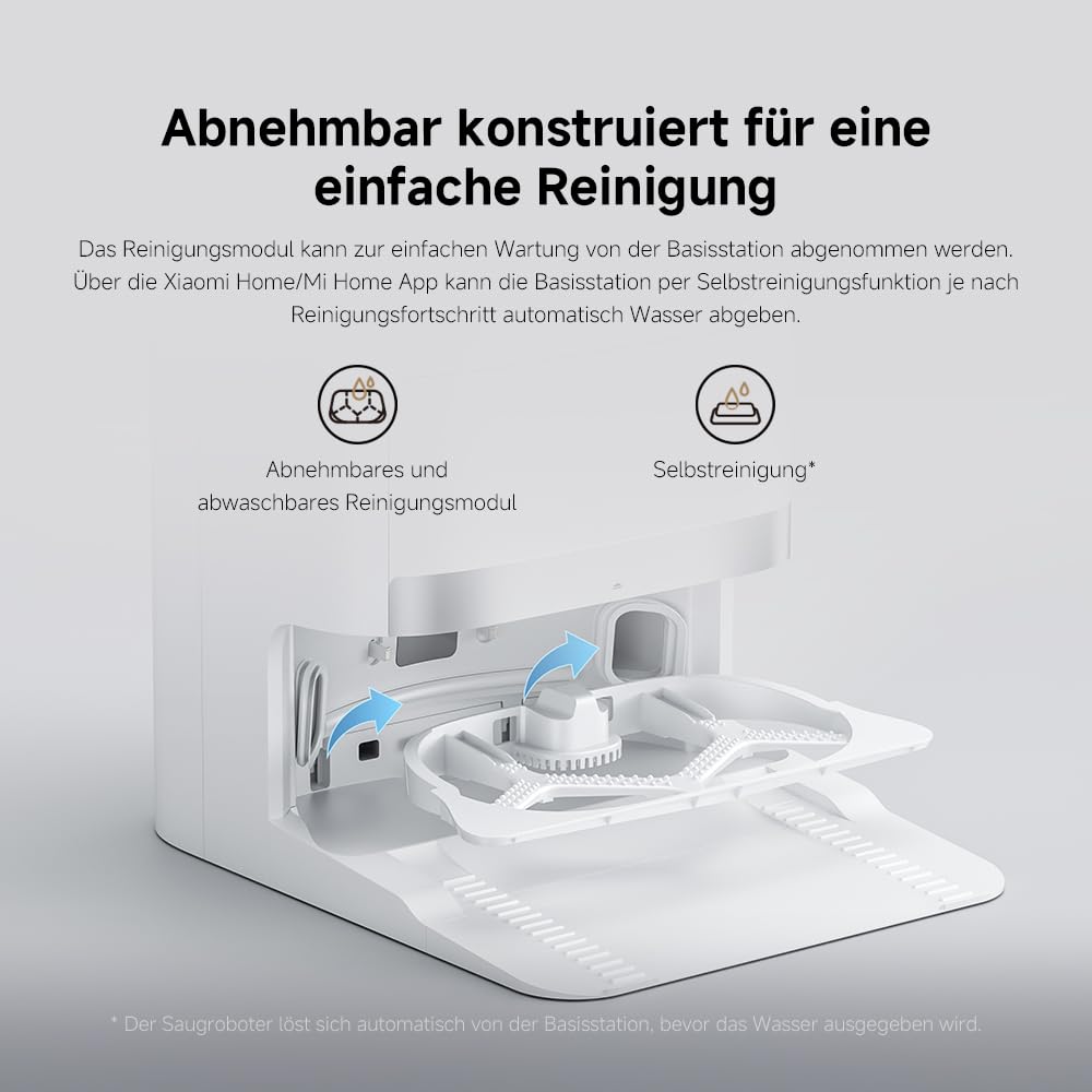Xiaomi Robot Vacuum X20+ – Saug- & Wischroboter mit Absaugstation, 6000 Pa