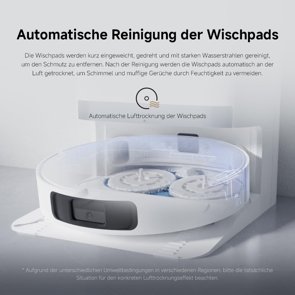 Xiaomi Robot Vacuum X20+ – Saug- & Wischroboter mit Absaugstation, 6000 Pa