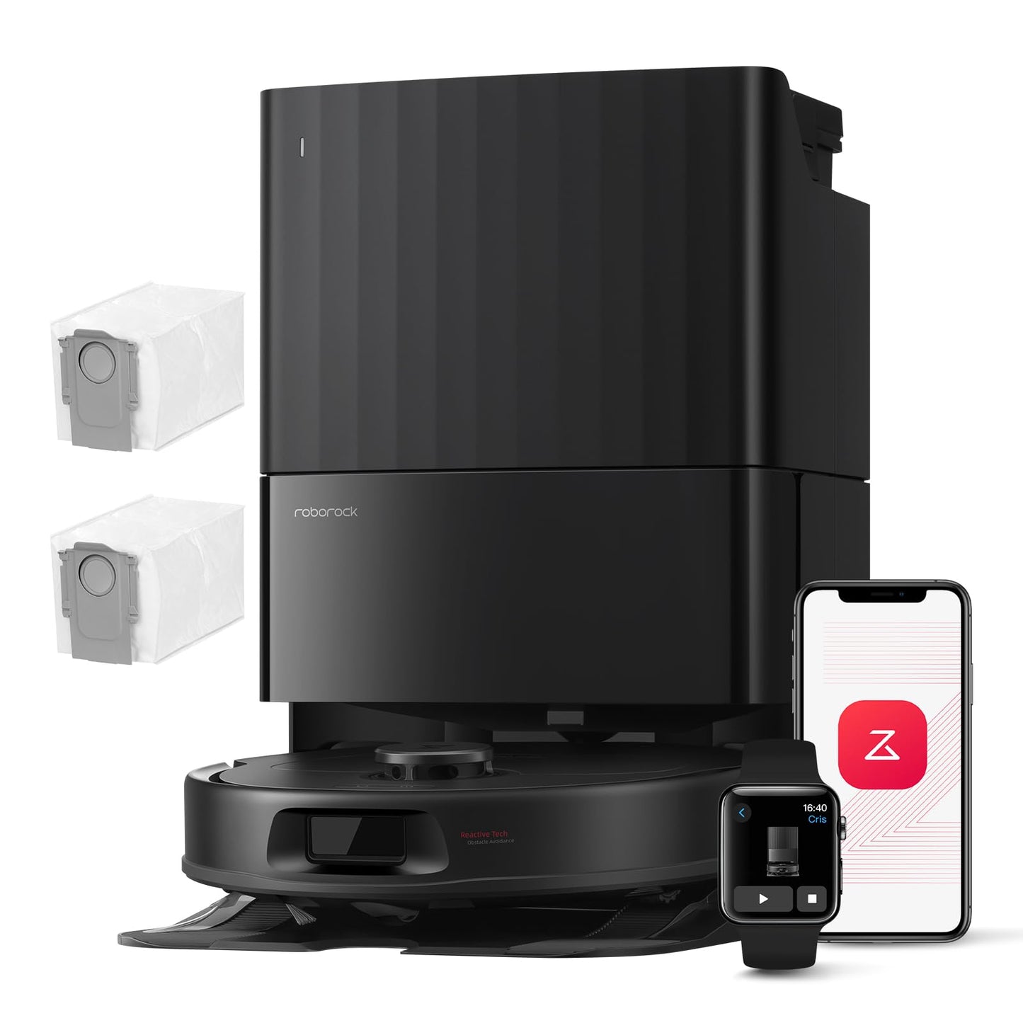 Dreame D10 Plus Saug- und Wischroboter mit automatischer Staubentleerung – 4000 Pa, LiDAR Navigation, App & Sprachsteuerung