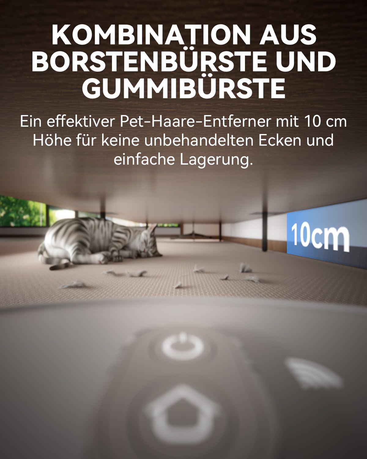 Tesvor S8Pro Saug- & Wischroboter – 8000 Pa, 3-in-1 Reinigung, LiDAR