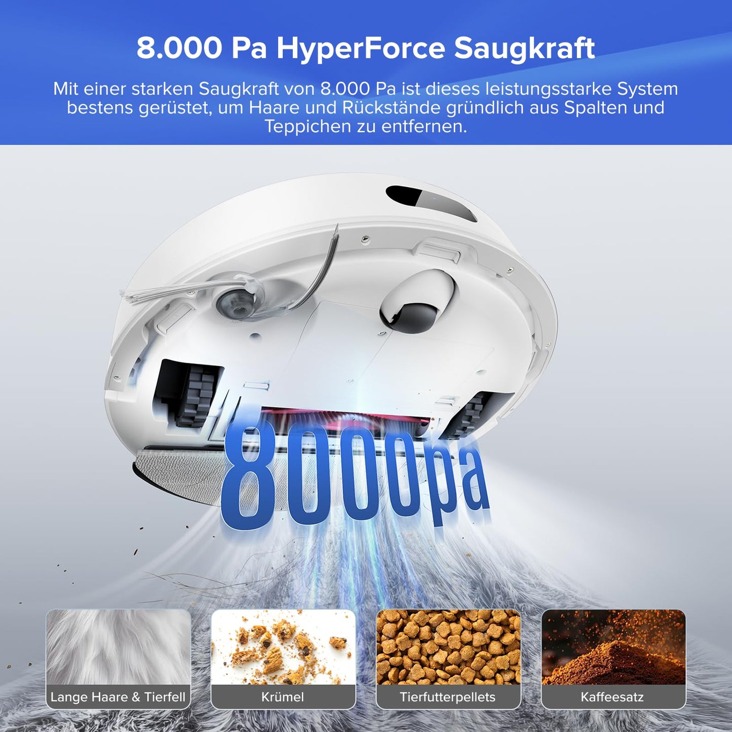 Roborock Q7 L5+ Saug- und Wischroboter – 8.000 Pa, Selbstentleerung, LiDAR