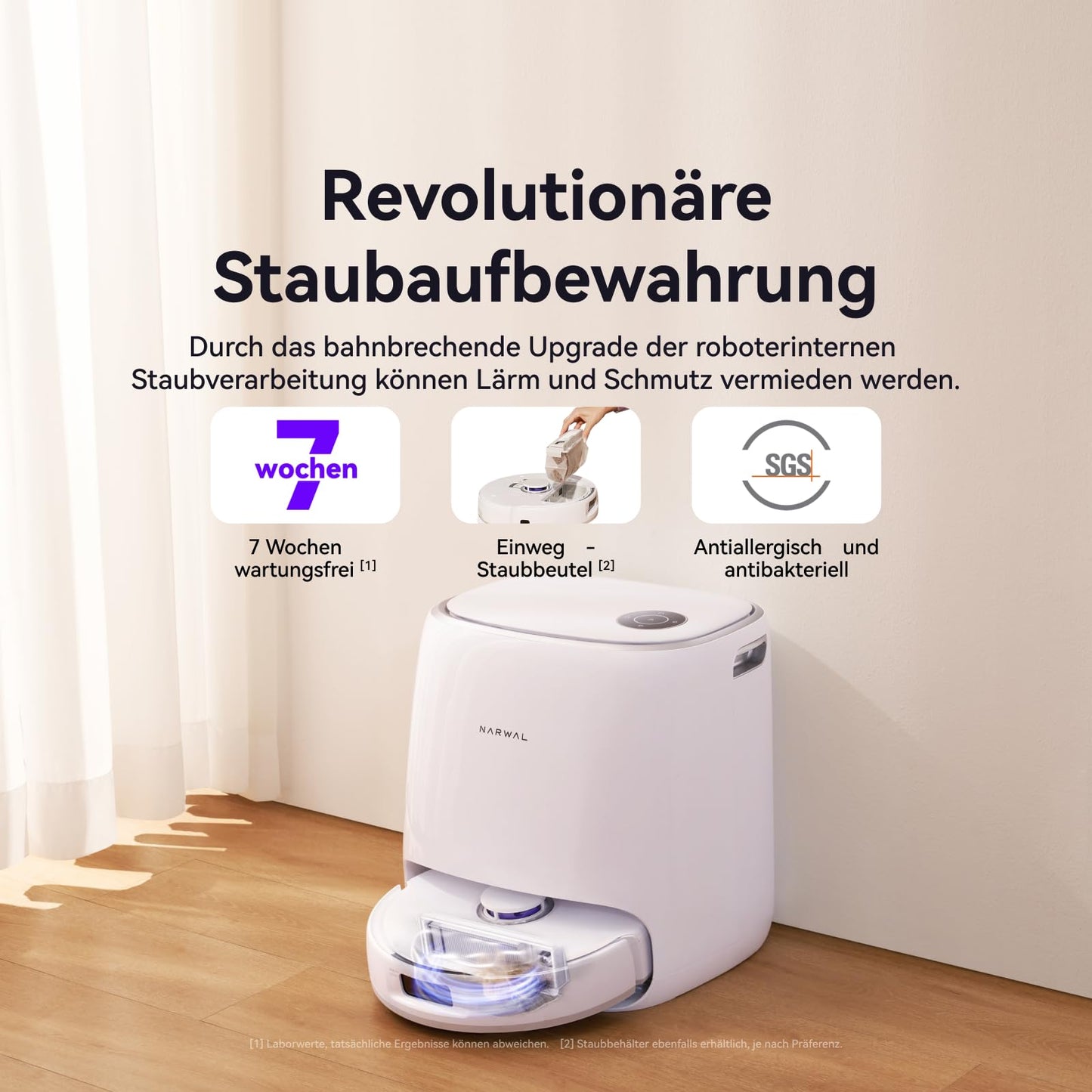 Narwal Freo X Ultra Saug- und Wischroboter – 8.200 Pa, Selbstreinigend, All-in-One-Station