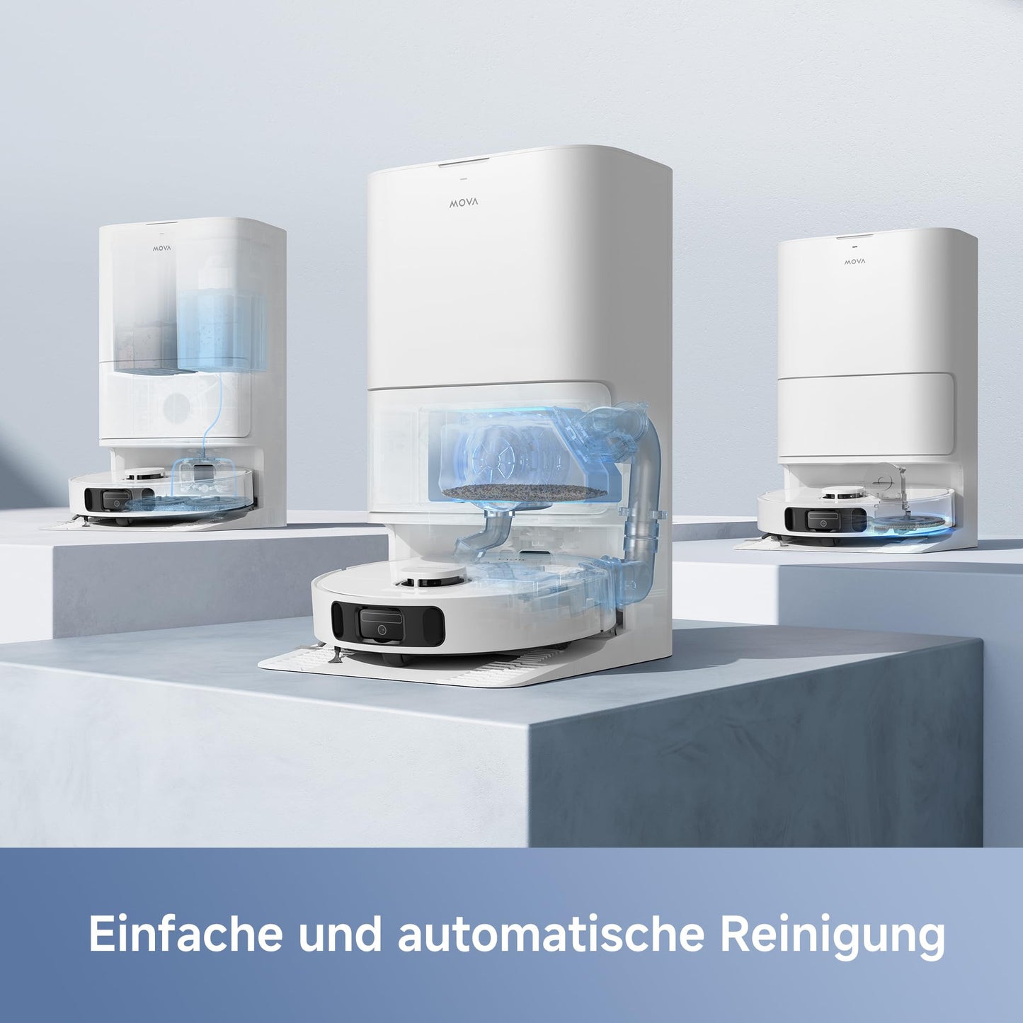 Mova E30 Ultra Saug- & Wischroboter mit Automatischer Entleerung