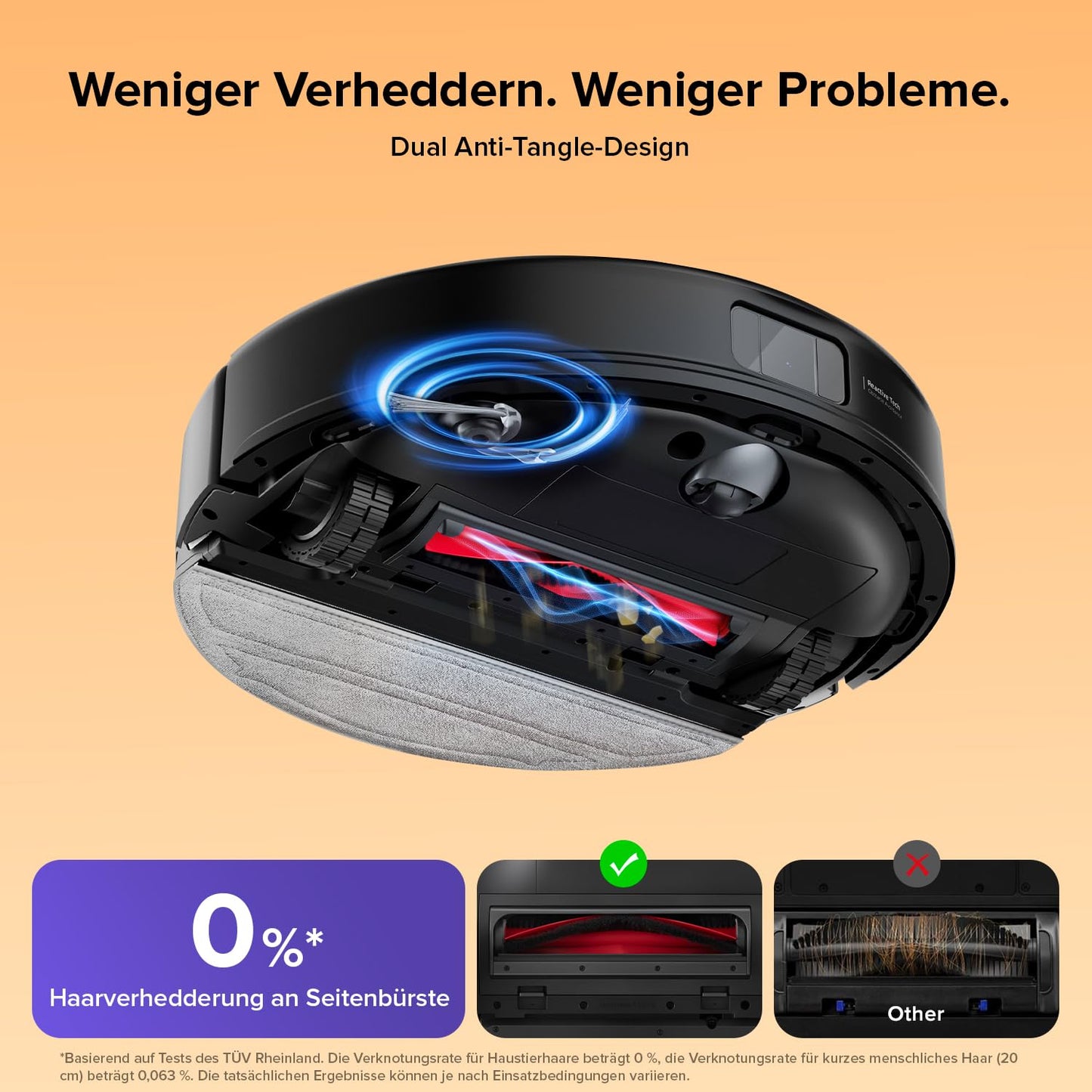 Roborock Q10 S5 Saug- und Wischroboter – 10.000 Pa, Dual Anti-Tangle, Auto-Lifting Mopping