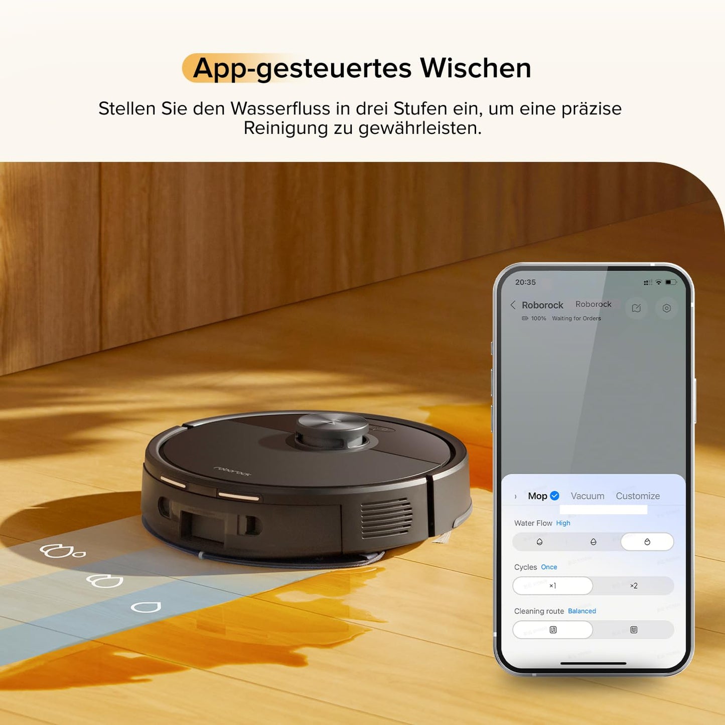 Roborock Q7 M5 Saugroboter – 10.000 Pa, Wischfunktion, Dual Anti-Tangle, LiDAR, App-Steuerung