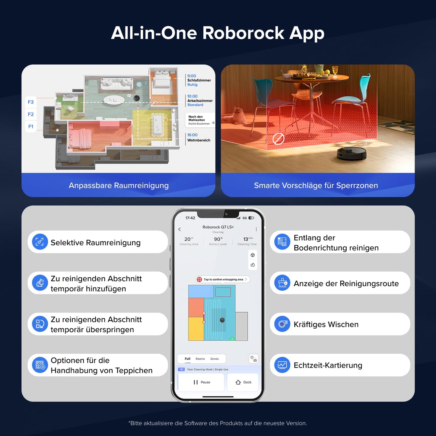 Roborock Q7 L5+ Saug- & Wischroboter Set – 8.000 Pa, Auto-Entleerung