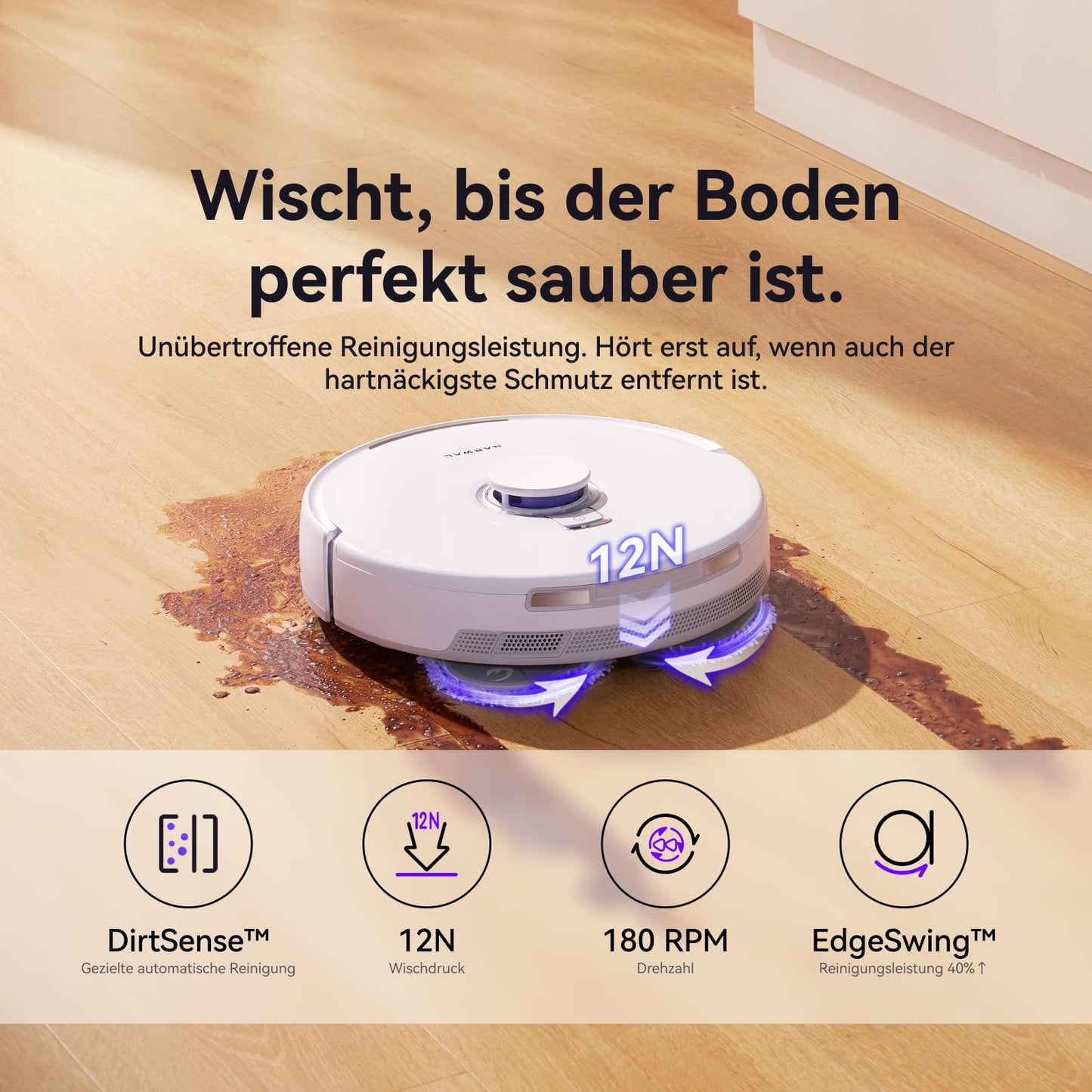 Narwal Freo X Ultra Saug- und Wischroboter – 8.200 Pa, Selbstreinigend, All-in-One-Station