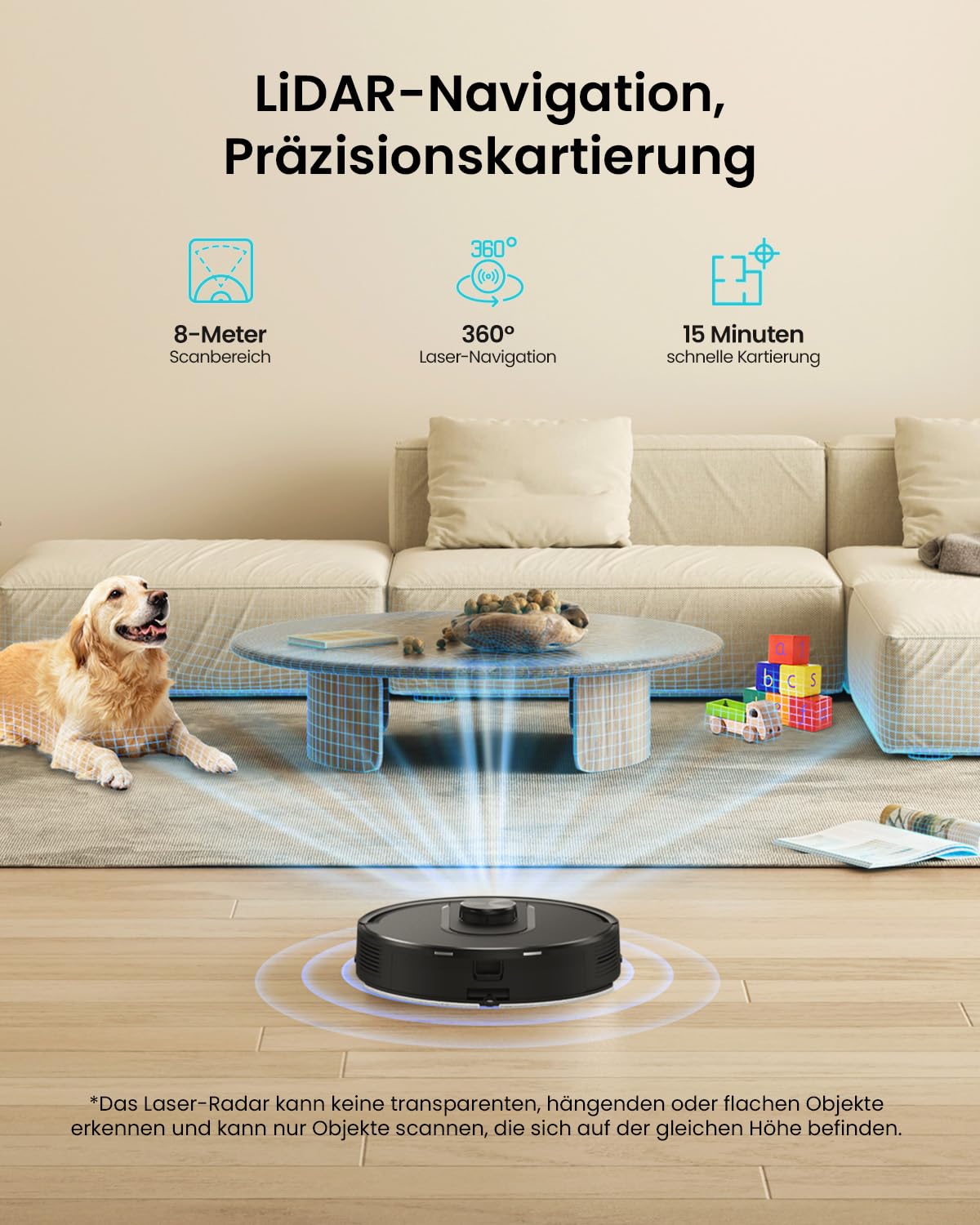 Vexilar W11 Saug- & Wischroboter mit Absaugstation – 6000 Pa