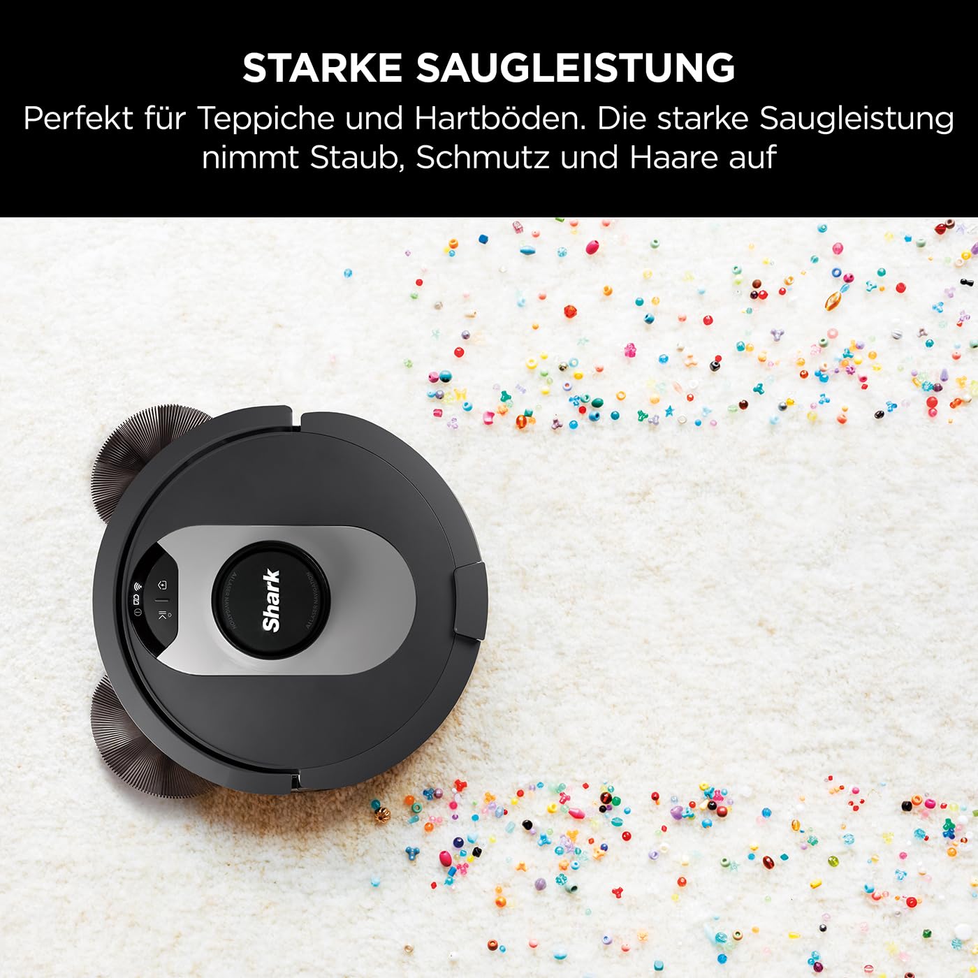 Shark AI 360 – Selbstentleerender Saugroboter für Teppiche & Hartböden