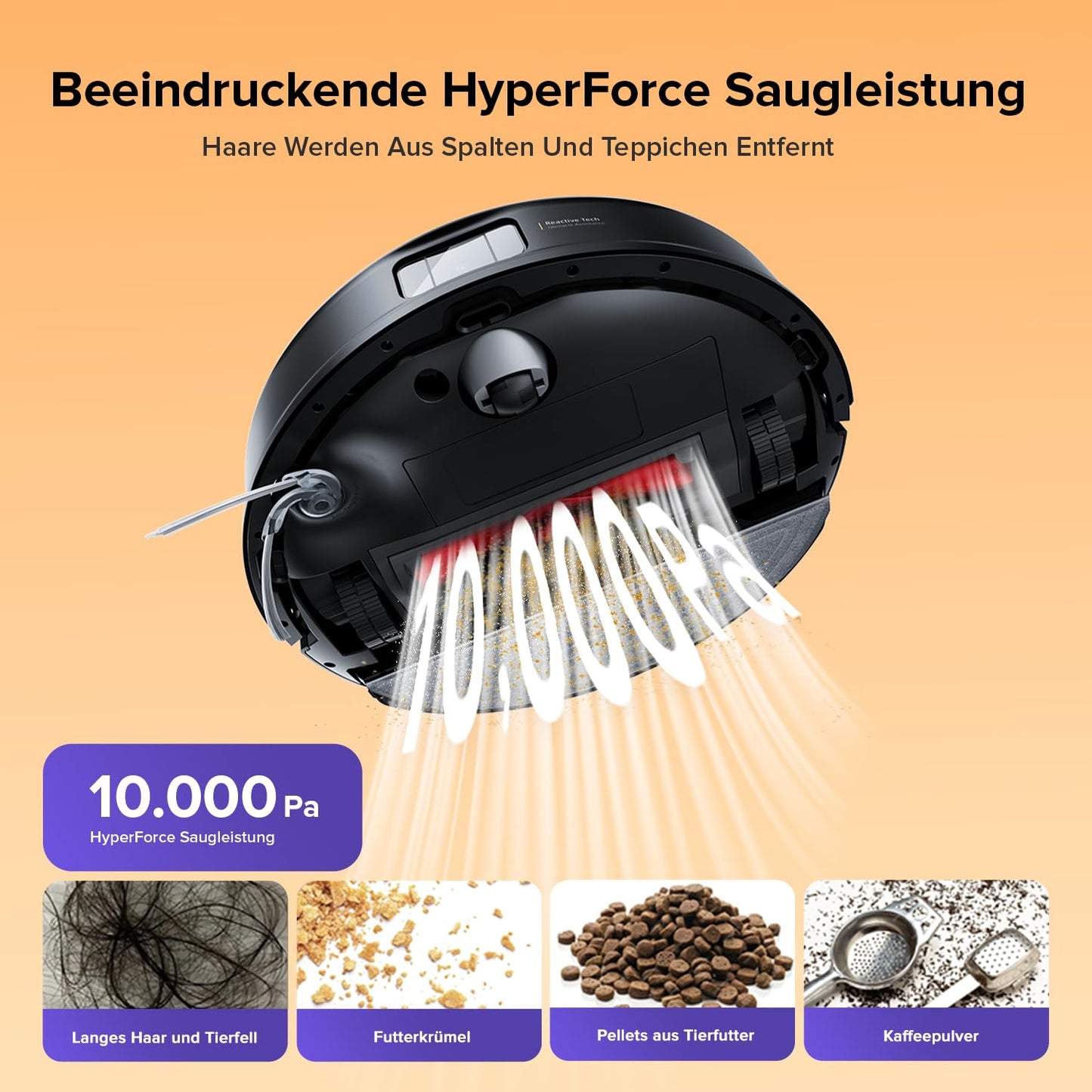 Roborock Q10 S5 Saug- und Wischroboter – 10.000 Pa, Dual Anti-Tangle, Auto-Lifting Mopping