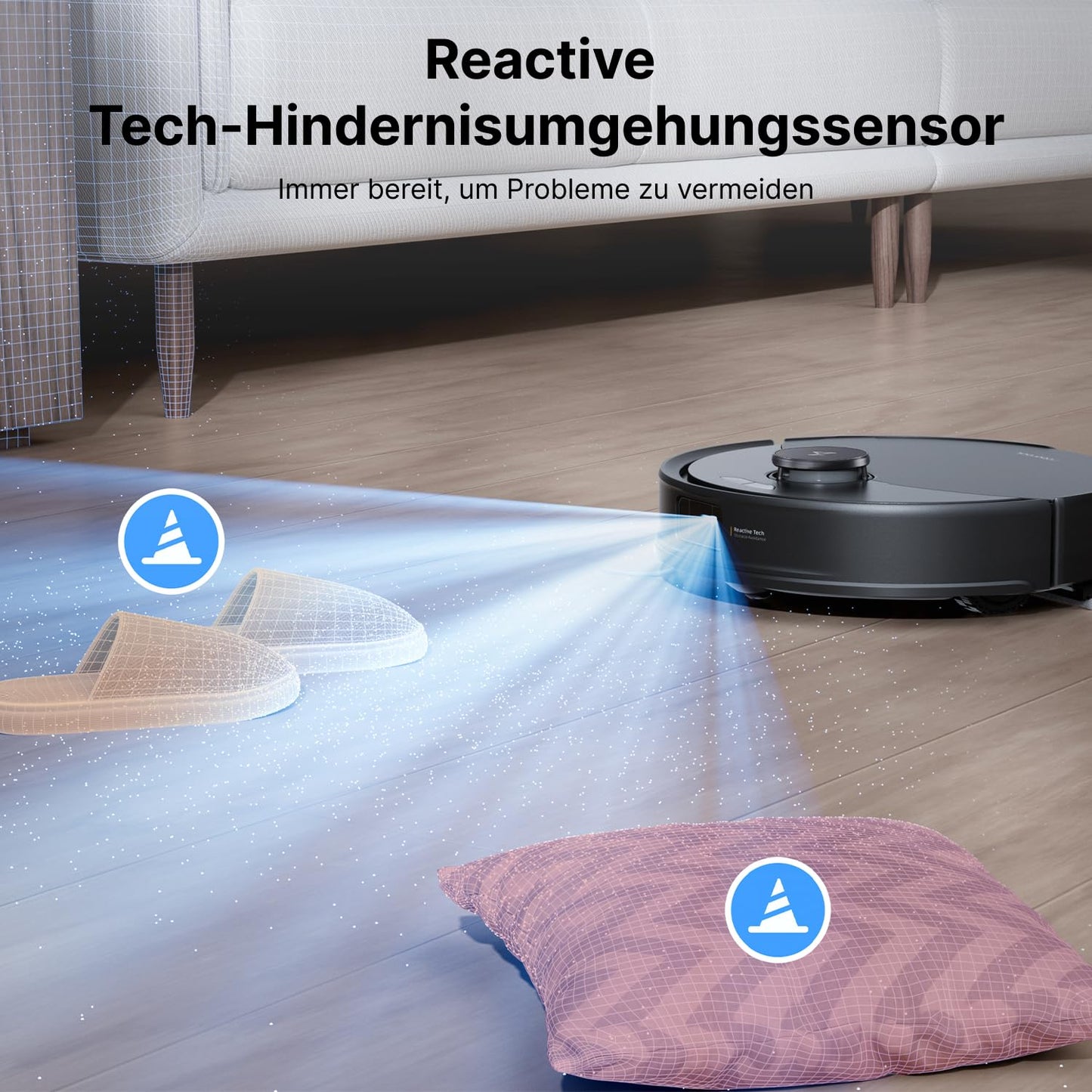 roborock Q10 X5+ Saug- und Wischroboter – 10.000 Pa, Auto-Entleerungsstation, Dual Anti-Tangle