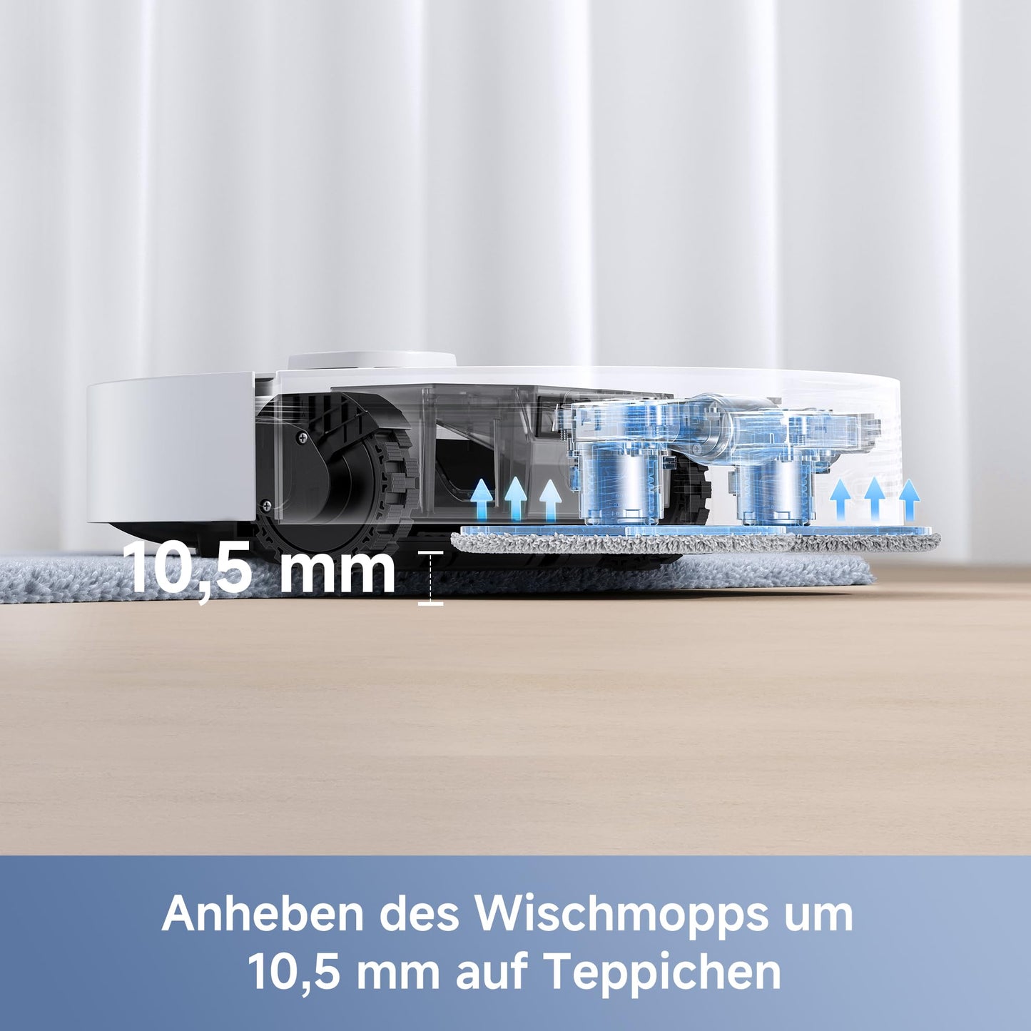 Mova E30 Ultra Saug- & Wischroboter mit Automatischer Entleerung