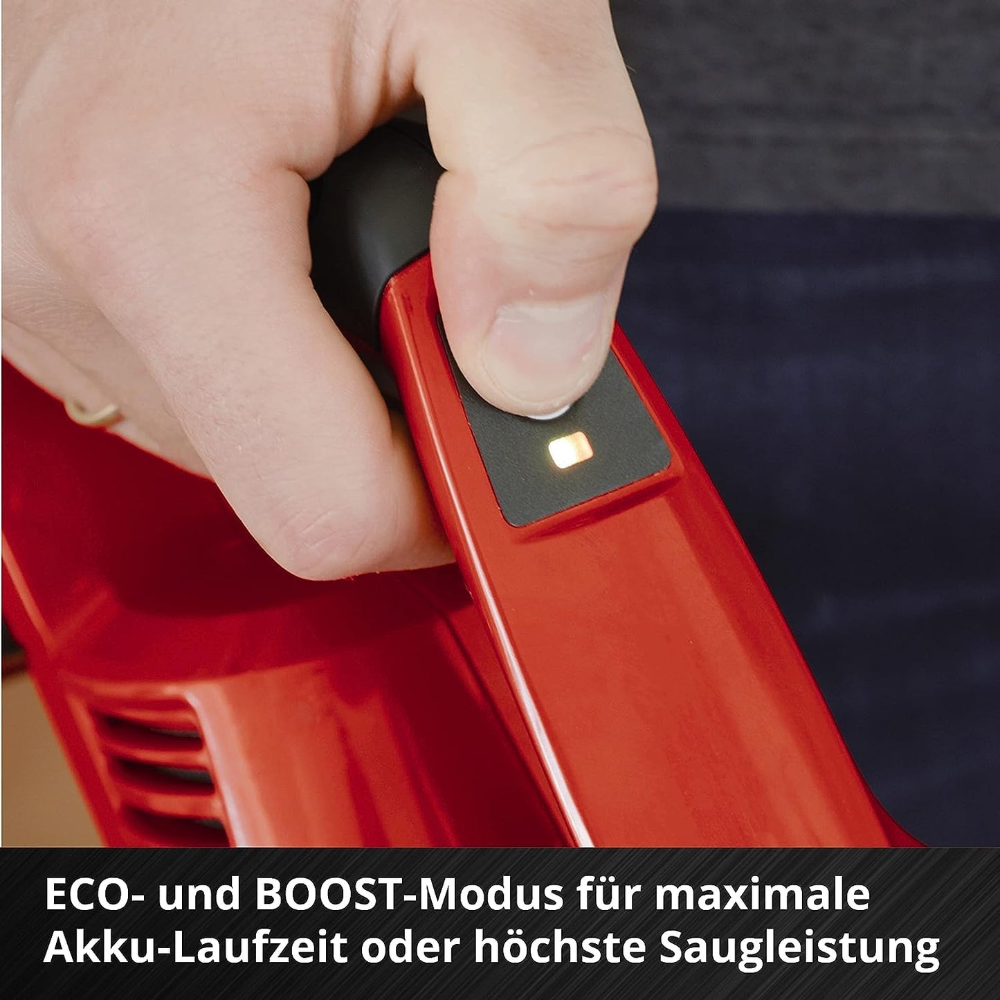 Einhell TE-SV 18 Li-Solo Akku-Stielstaubsauger – Beutellos, 18 V, 2-in-1, BOOST-Mode