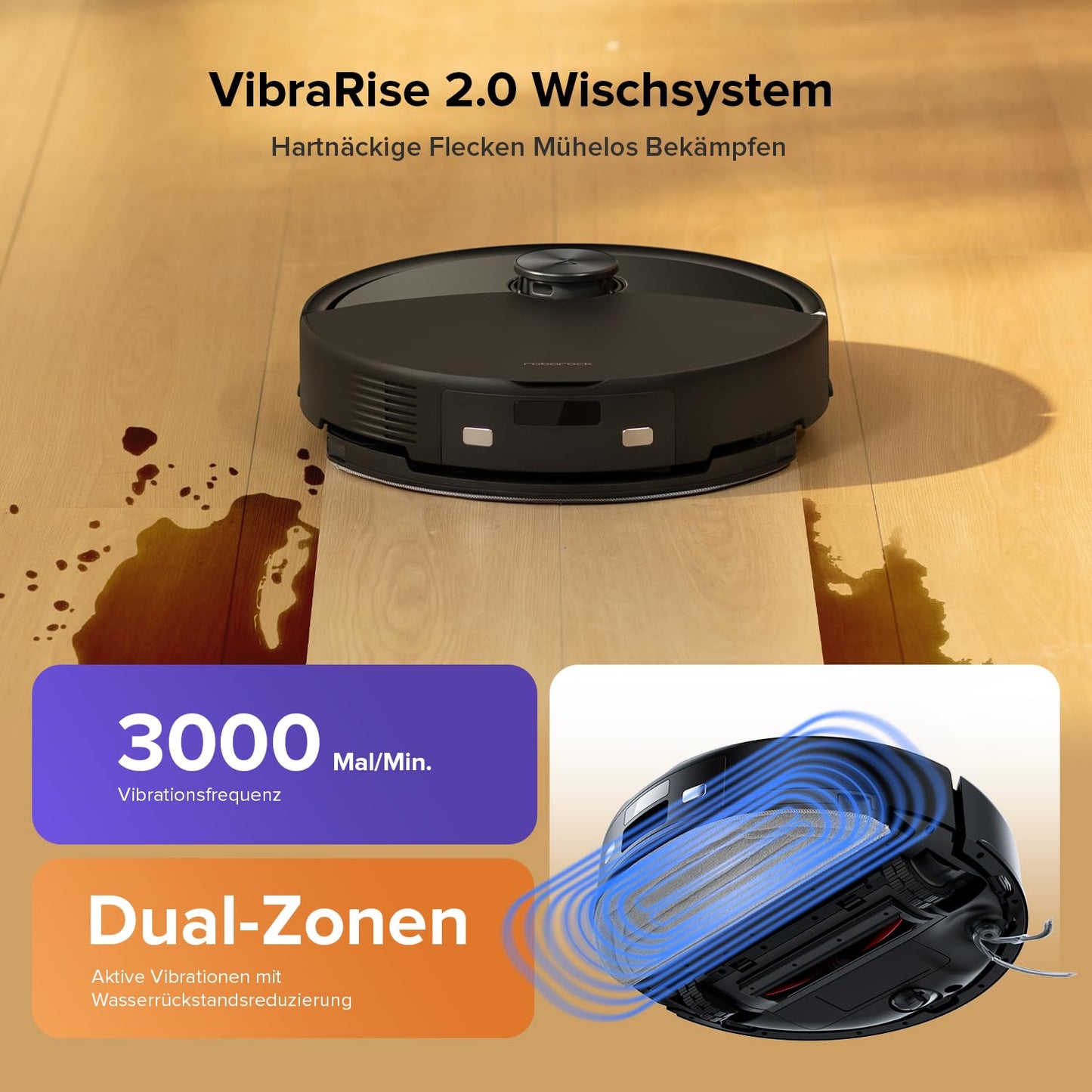 Roborock Q10 S5 Saug- und Wischroboter – 10.000 Pa, Dual Anti-Tangle, Auto-Lifting Mopping