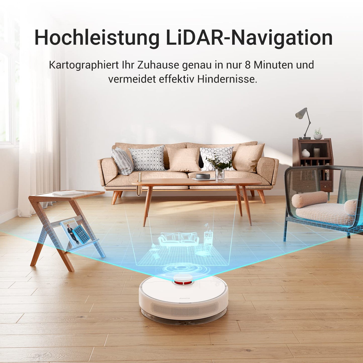 Dreame D10 Plus Saug- & Wischroboter 4000 Pa, Auto-Entleerung