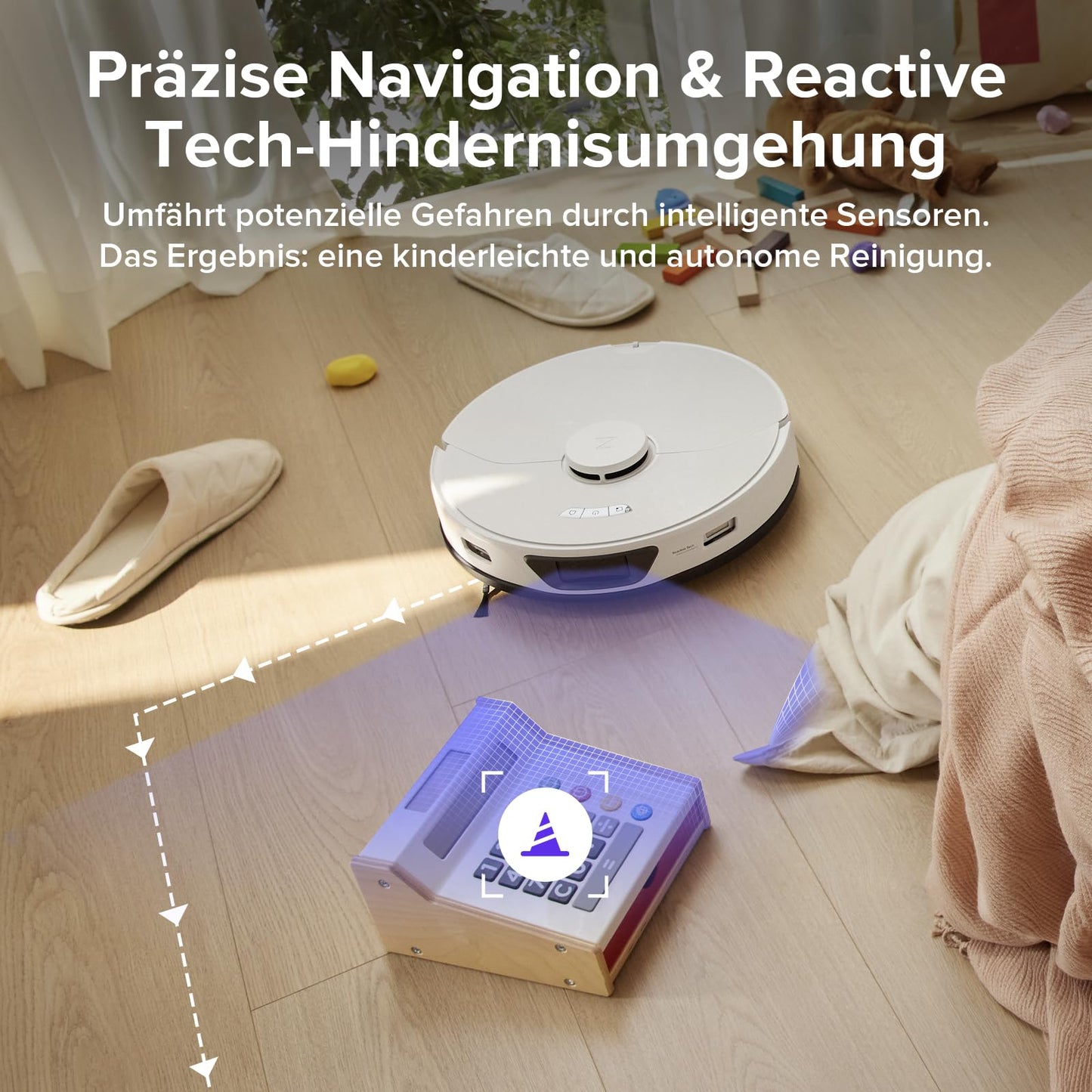 Roborock S7 Max Ultra Saug- und Wischroboter – 5.500Pa, Selbstreinigende Station, Hindernisvermeidung, App & Sprachsteuerung