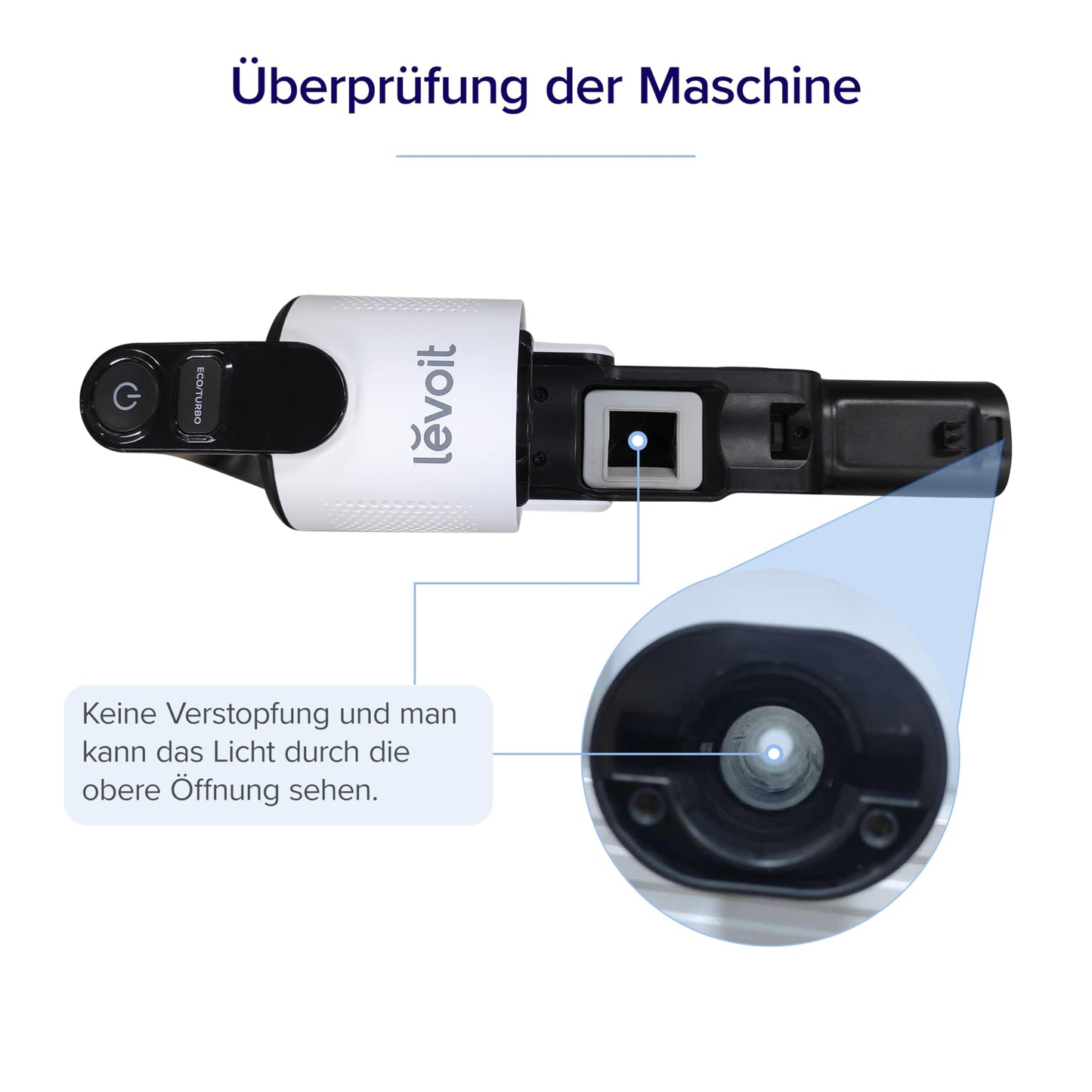 Levoit LVAC-200 Akku-Staubsauger – 4-in-1 Kabellos, Anti-Haar, 99,9 % Filterleistung