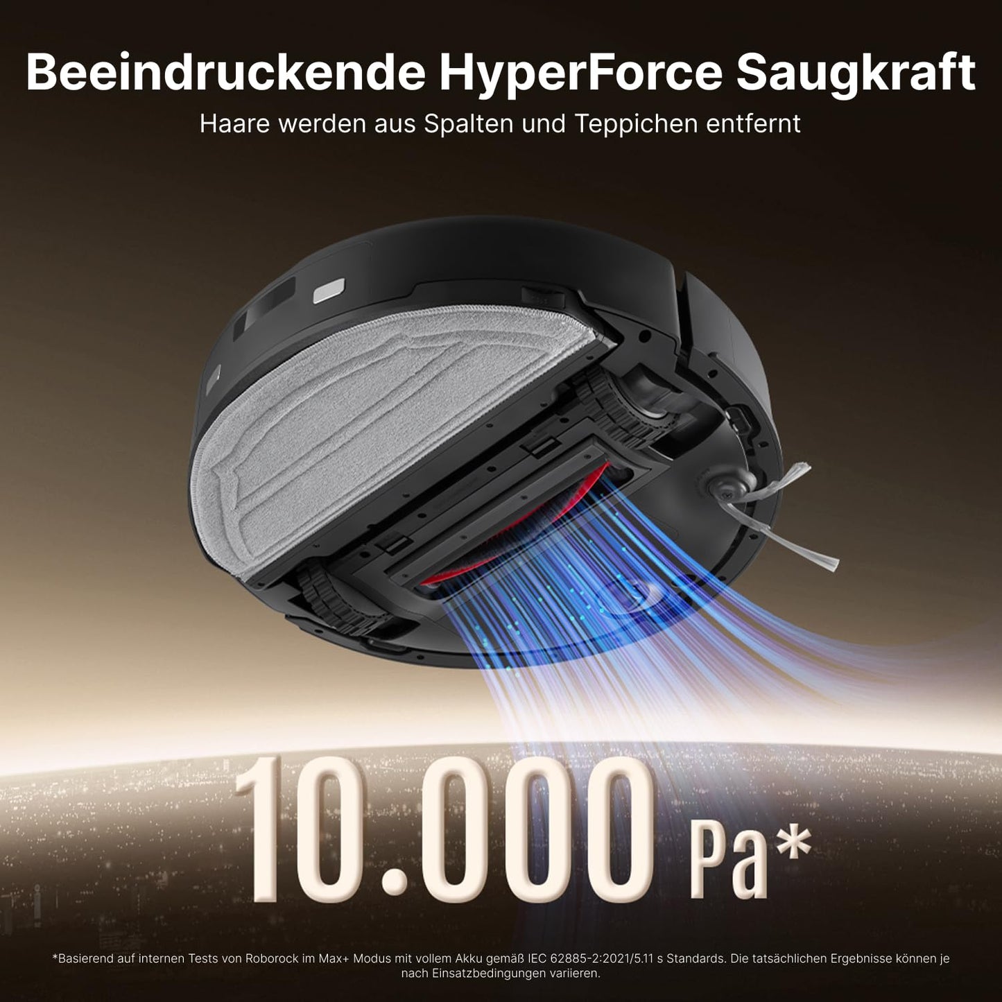 roborock Q10 X5+ Saug- und Wischroboter – 10.000 Pa, Auto-Entleerungsstation, Dual Anti-Tangle