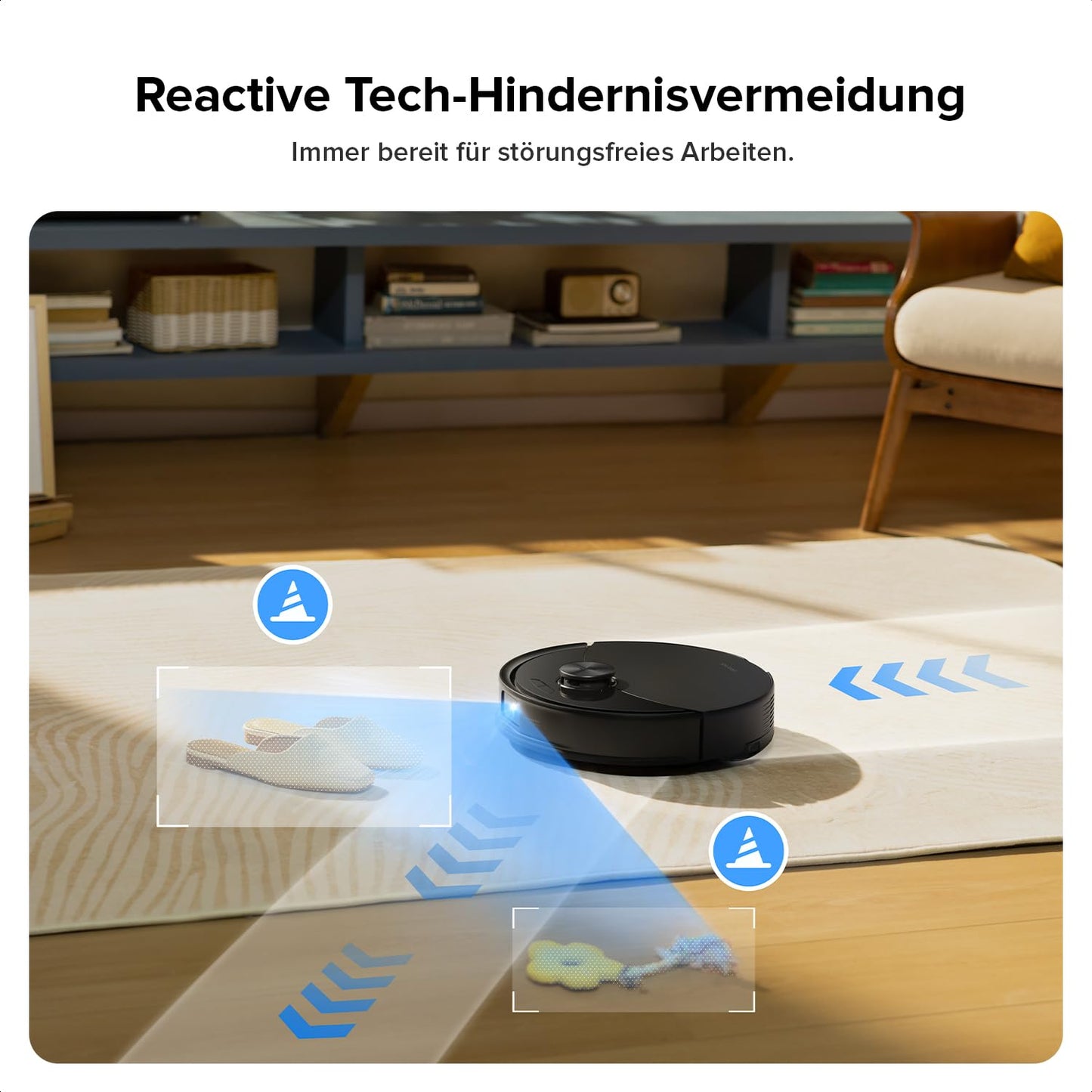 Roborock Q10 S5 Saug- und Wischroboter – 10.000 Pa, Dual Anti-Tangle, Auto-Lifting Mopping