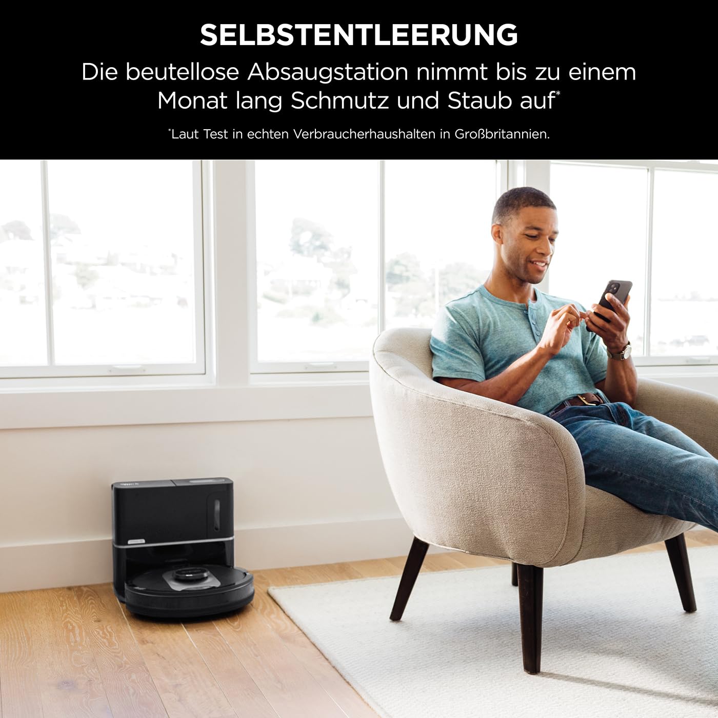 Shark AI 360 – Selbstentleerender Saugroboter für Teppiche & Hartböden