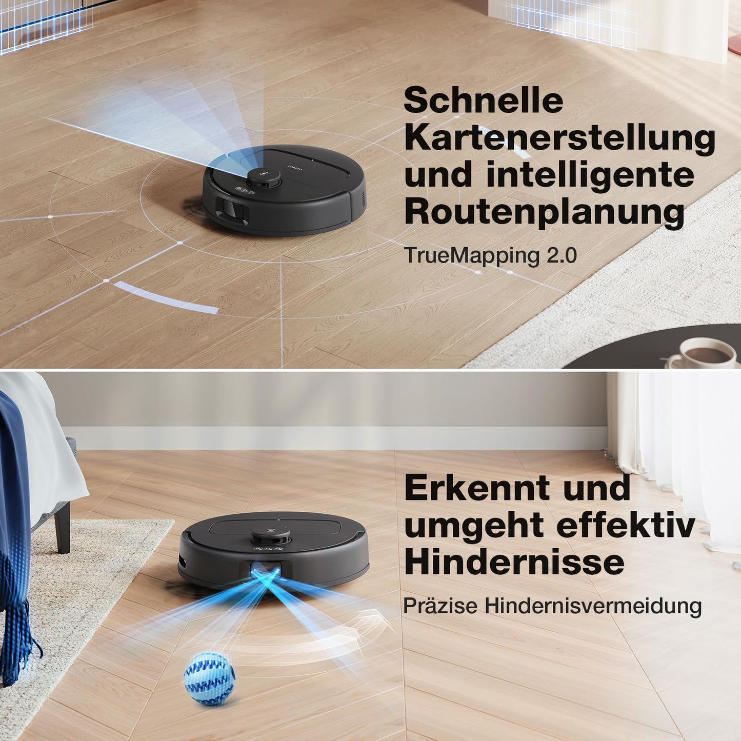ECOVACS DEEBOT N30 PRO Omni Saug- & Wischroboter – 10.000 Pa