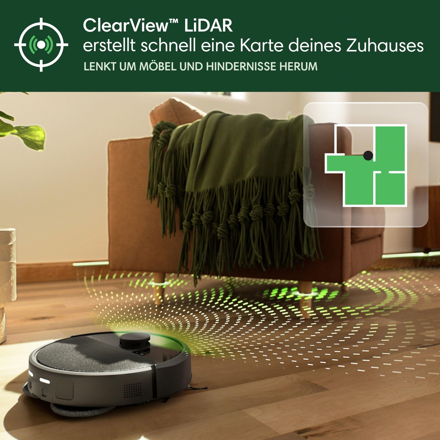 iRobot Roomba Plus 405 Saug- & Wischroboter mit AutoWash Dock – 7000 Pa