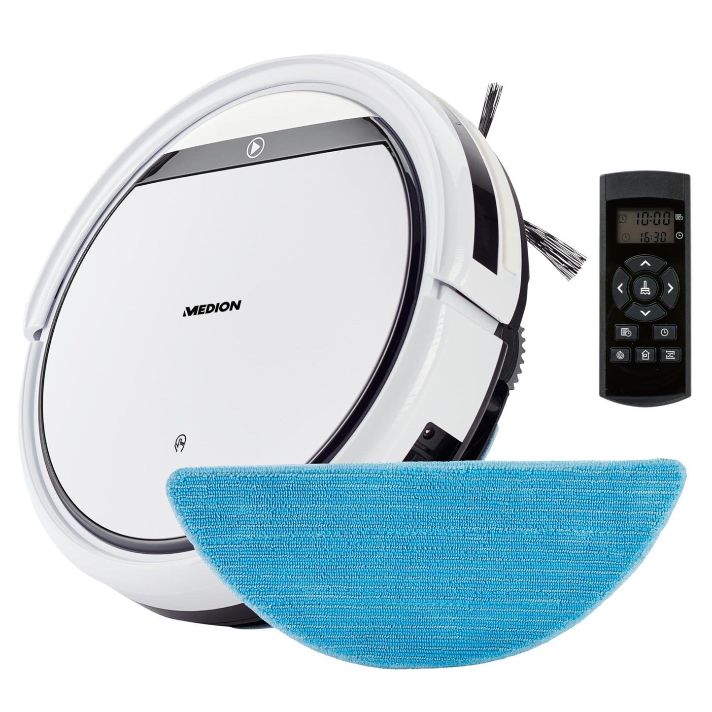 MEDION E32 SW Saug- & Wischroboter – 2-in-1, 120 Min Laufzeit