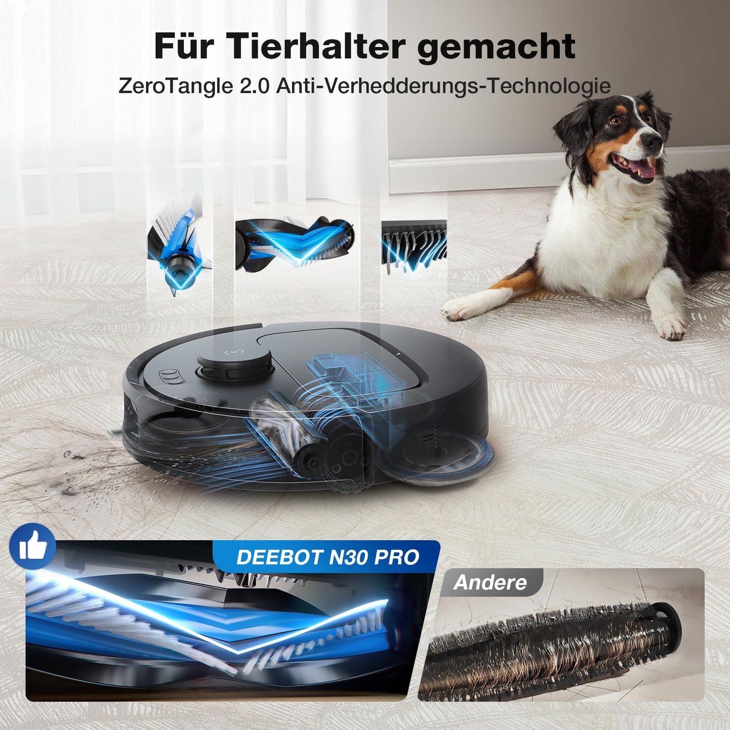 ECOVACS DEEBOT N30 PRO Omni Saug- & Wischroboter – 10.000 Pa