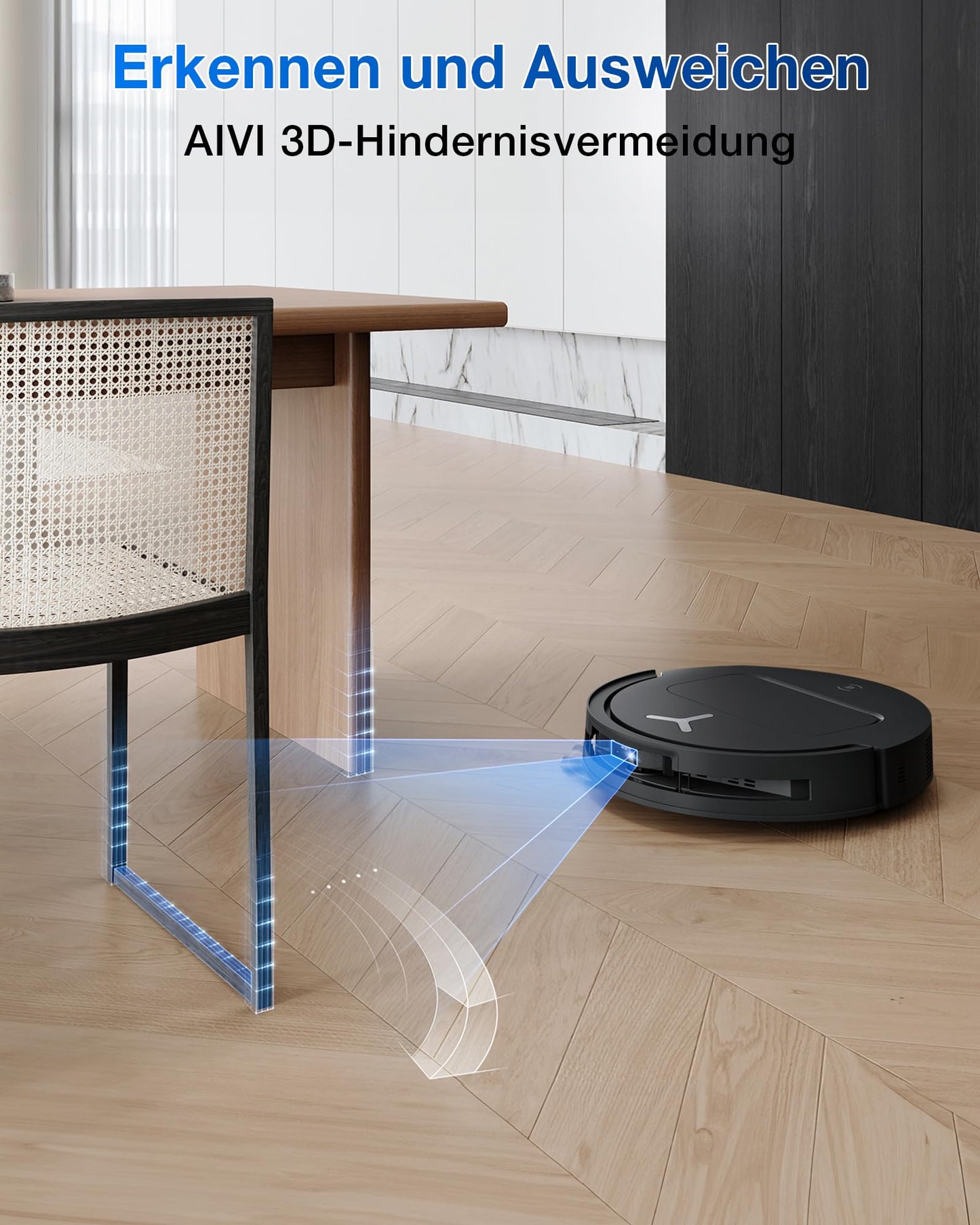 ECOVACS DEEBOT T50 Omni – Saug- und Wischroboter mit 15.000 Pa, ZeroTangle 2.0 & All-in-One Station