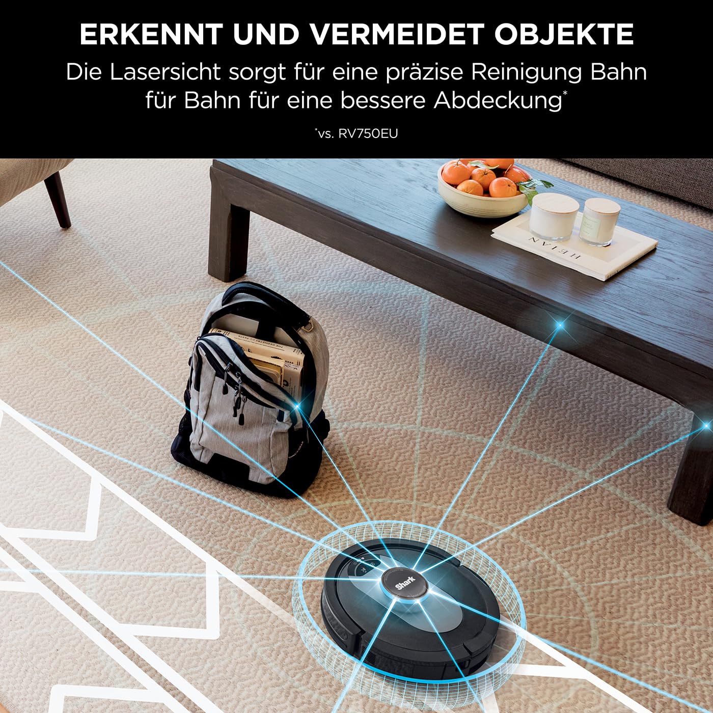Shark AI 360 – Selbstentleerender Saugroboter für Teppiche & Hartböden