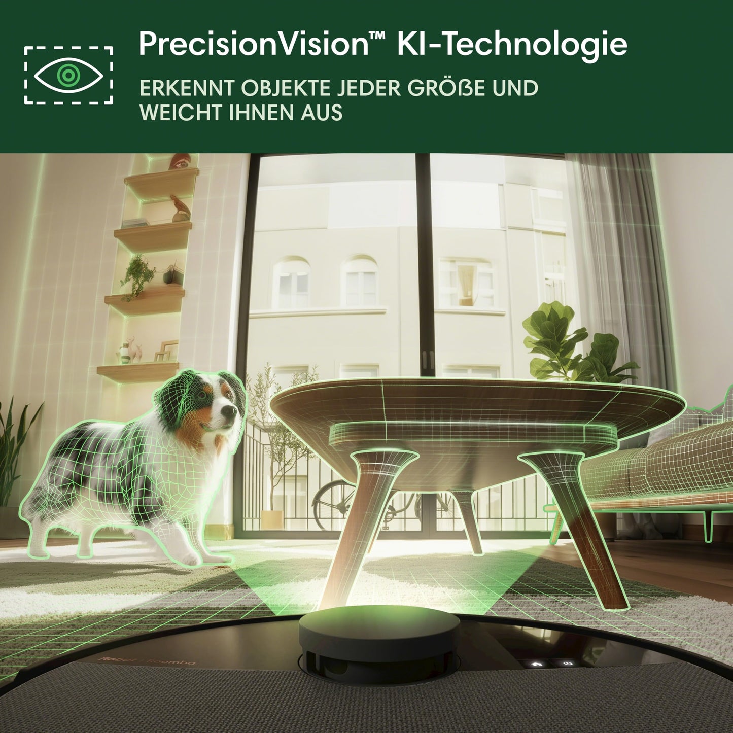 iRobot Roomba Plus 505 Combo Saug- und Wischroboter – AutoWash Dock, 7000 Pa, ClearView LiDAR