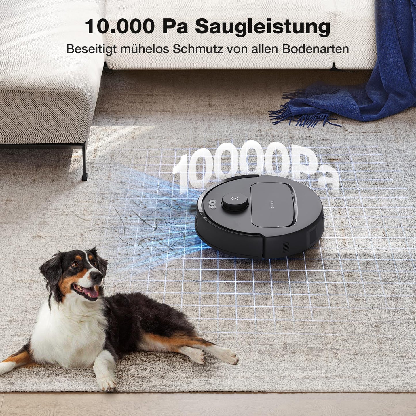 ECOVACS DEEBOT N30 PRO Omni Saug- & Wischroboter – 10.000 Pa
