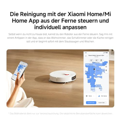 Xiaomi Robot Vacuum X20+ – Saug- & Wischroboter mit Absaugstation, 6000 Pa