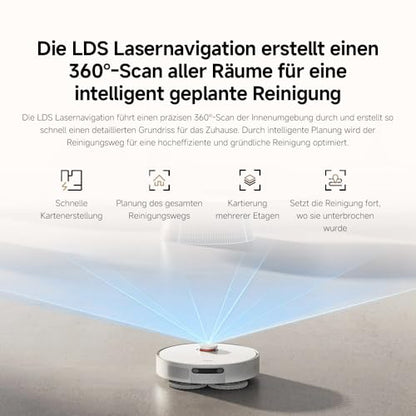 Xiaomi Robot Vacuum X20+ – Saug- & Wischroboter mit Absaugstation, 6000 Pa