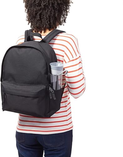 Klassischer Rucksack für Schule, Freizeit & Alltag – Schwarz