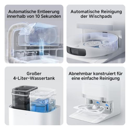 Xiaomi Robot Vacuum X20+ – Saug- & Wischroboter mit Absaugstation, 6000 Pa
