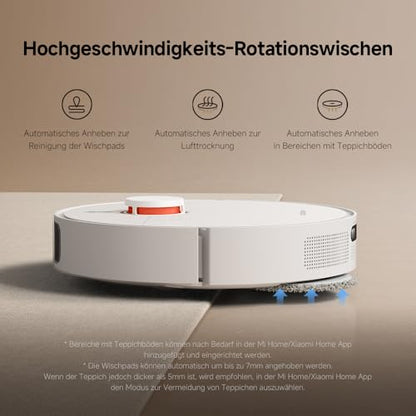 Xiaomi Robot Vacuum X20+ – Saug- & Wischroboter mit Absaugstation, 6000 Pa