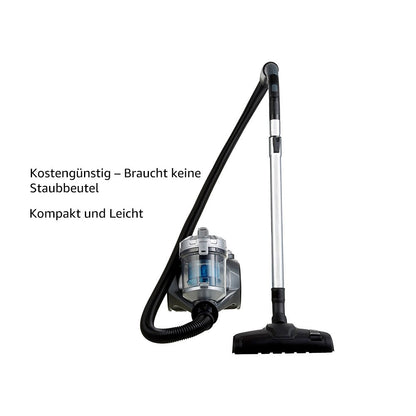 Zyklon-Staubsauger, beutellos, 700 W, HEPA-Filter, kompakt & leicht