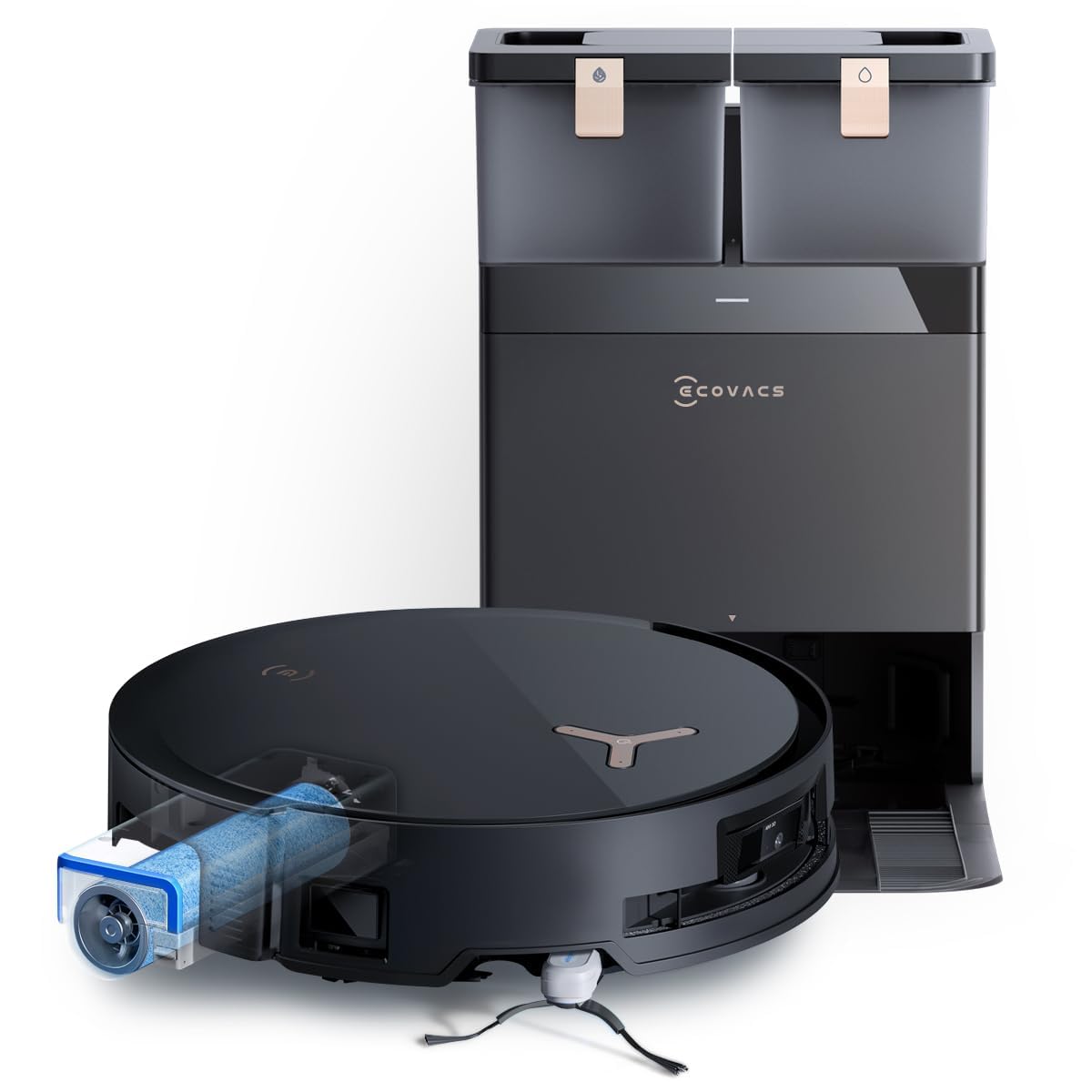 ECOVACS DEEBOT X8 PRO Omni – Saug- & Wischroboter mit Selbstreinigung, 18.000 Pa
