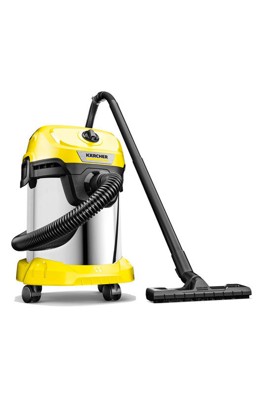 Kärcher WD 3 S Nass-/Trockensauger – 1.000 W, Patronenfilter, 17 L, Blasfunktion, inkl. Zubehör