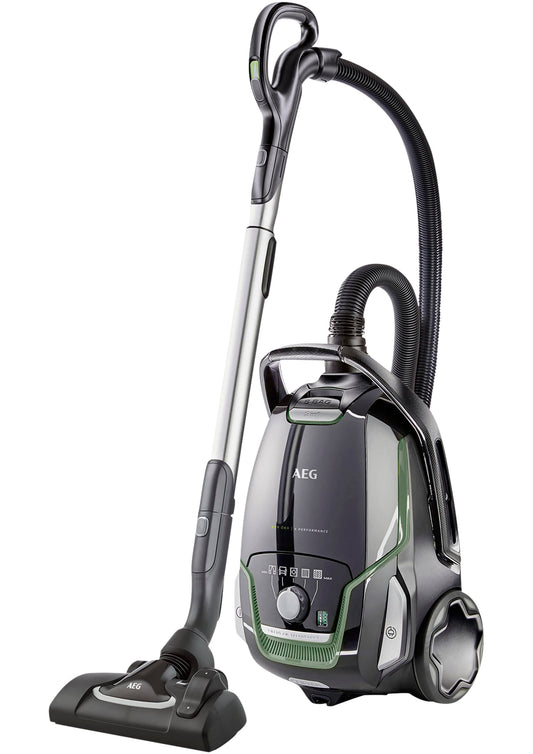 AEG VX9-2-ÖKO Staubsauger mit Beutel – 850 W, 5 L Volumen, 65 dB, 12 m Aktionsradius, Nachhaltig, Inklusive Zusatzdüsen