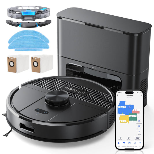 Lubluelu SL68 Plus Saug- & Wischroboter mit Absaugstation – 4500 Pa, 3-in-1 Reinigung, LiDAR, App & Alexa
