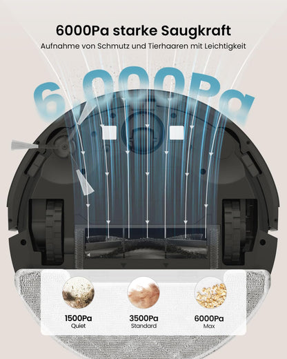 Vexilar W11 Saug- & Wischroboter mit Absaugstation – 6000 Pa