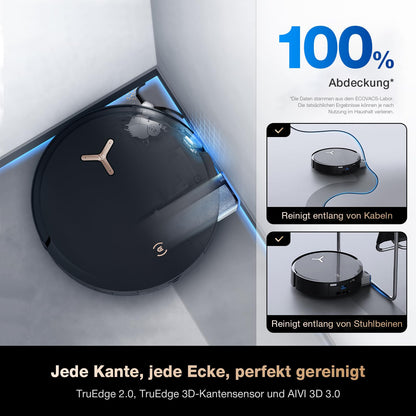 ECOVACS DEEBOT X8 PRO Omni – Saug- & Wischroboter mit Selbstreinigung, 18.000 Pa