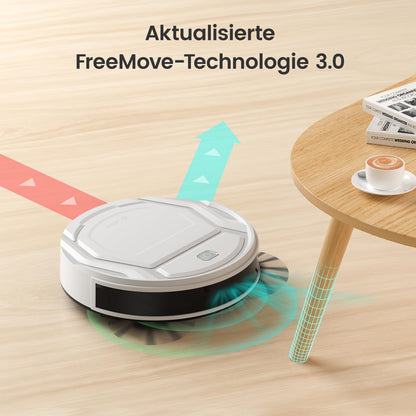 LEFANT M210 Superschlanker Saugroboter – 500 ml, WLAN, Alexa & App-Steuerung, Leise, für Tierhaare